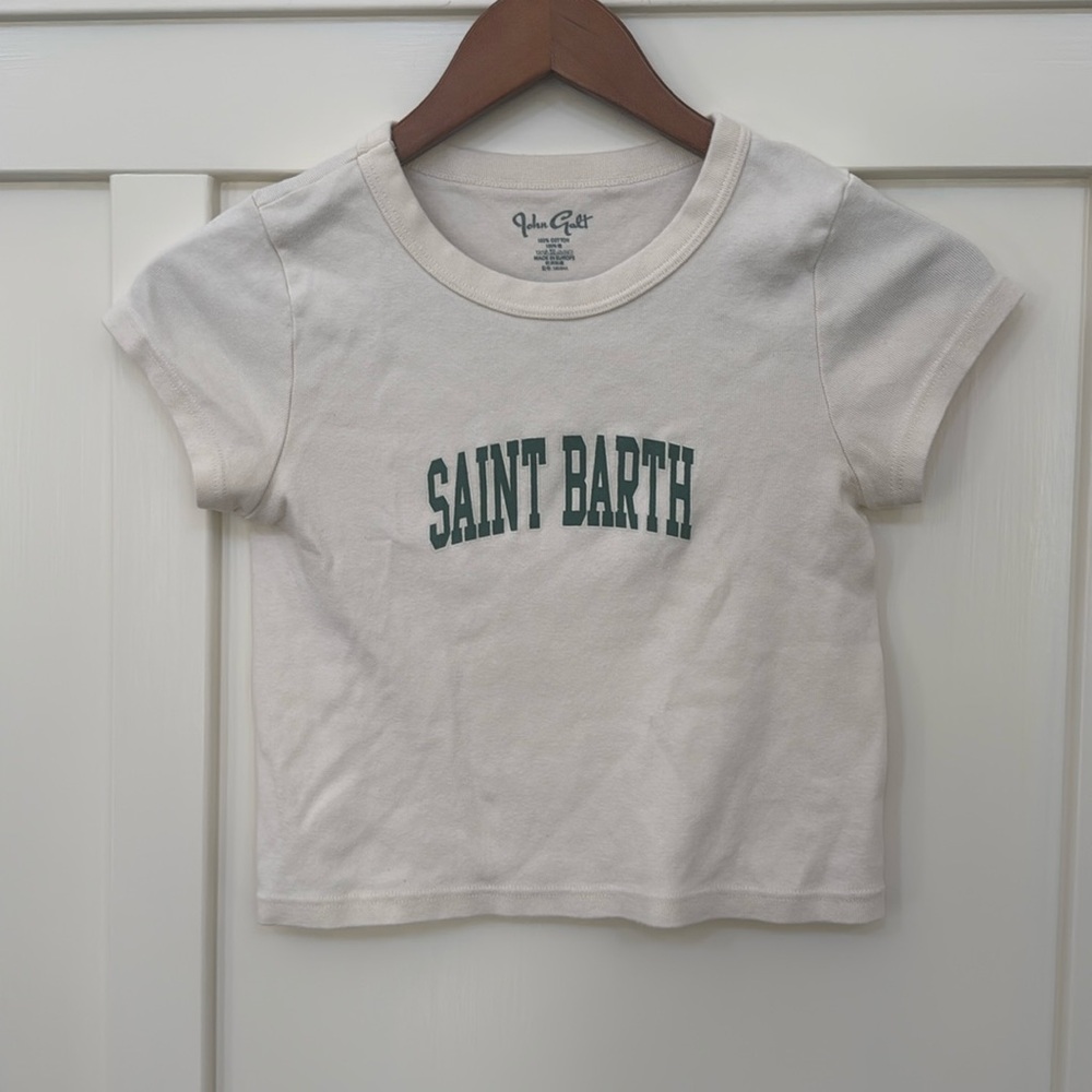 Cropped John Galt Saint Barth T shirt